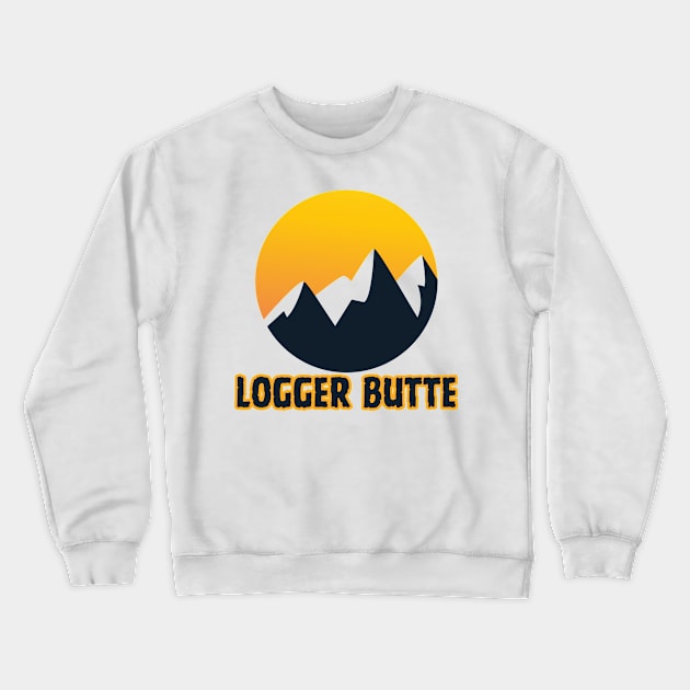 Logger Butte Crewneck Sweatshirt by Canada Cities